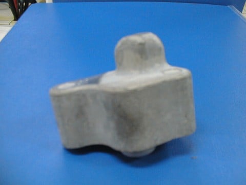 Forging aluminum block between the heat